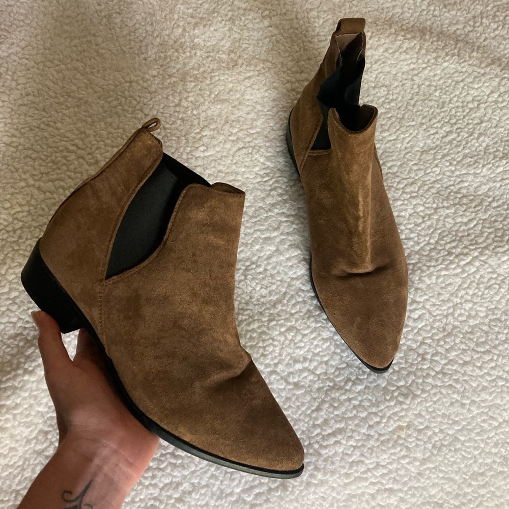 Faux Suede Booties
